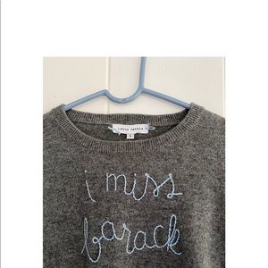 “I Miss Barack” sweater